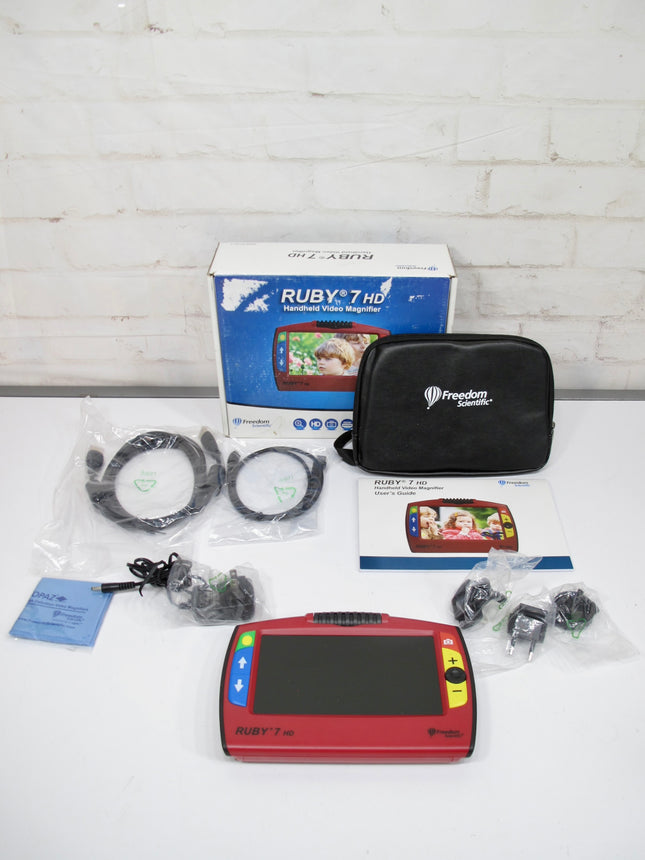 Freedom Scientific Ruby 7 HD Video Magnifier Low Vision Portable Viewer