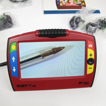 Freedom Scientific Ruby 7 HD Video Magnifier Low Vision Portable Viewer