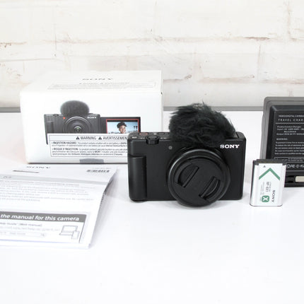 Sony Digital ZV-1F 4K Ultra Wide 20.1 MP Vloggers Camera Black