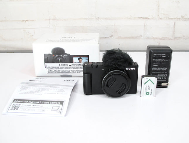 Sony Digital ZV-1F 4K Ultra Wide 20.1 MP Vloggers Camera Black