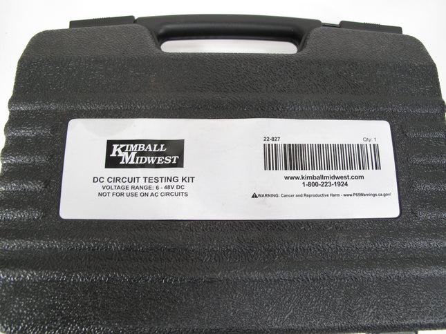 Kimball Midwest 22-827 DC Circuit Check 2 Polarity & Continuity Tester