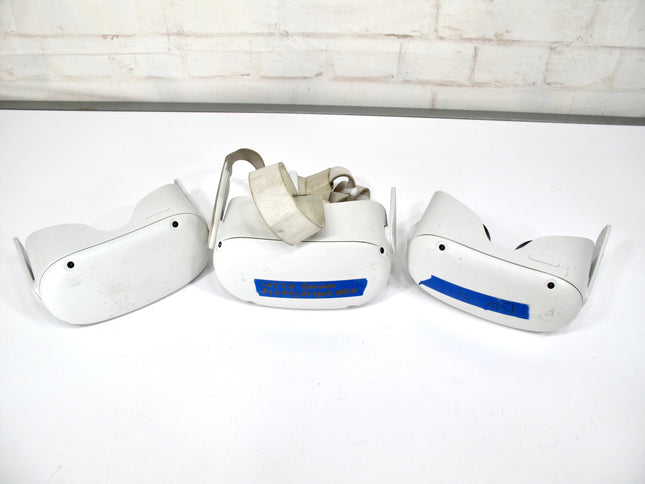 Meta Quest 2 Advanced All-In-One Virtual Reality VR Headset Only Lot of 3 KW49CM Broken