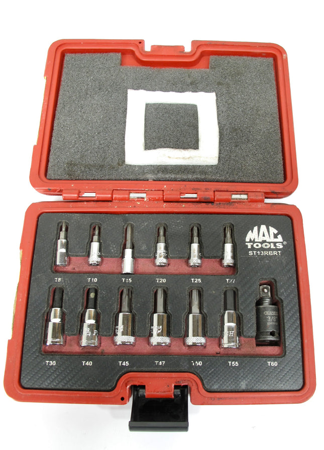 MAC Tools ST13RBRT 13 Peace Advanced Torx Socket Set. 1/4, 3/8 & 1/2 Drive