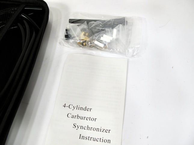 Universal 4-Cylinder Carburetor Synchronizer for Motorcycle Carb Balancer Gauge