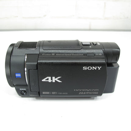 Sony FDR-AX33 Handycam 4K Flash Memory HD Video Recording Camcorder Camera