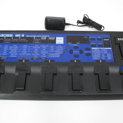 BOSS ME-8 23 Multi Effects DS-1, Turbo Overdrive, Metal Zone Guitar Processor Pedal