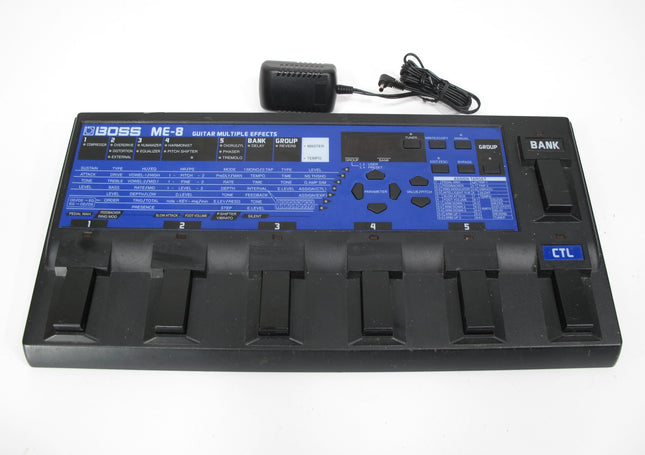 BOSS ME-8 23 Multi Effects DS-1, Turbo Overdrive, Metal Zone Guitar Processor Pedal