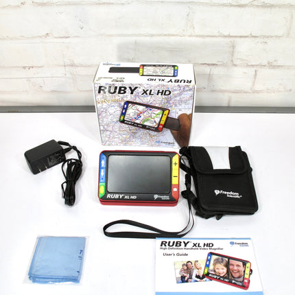 Freedom Scientific Ruby XL HD Portable Video Magnifier Visual Enlarger