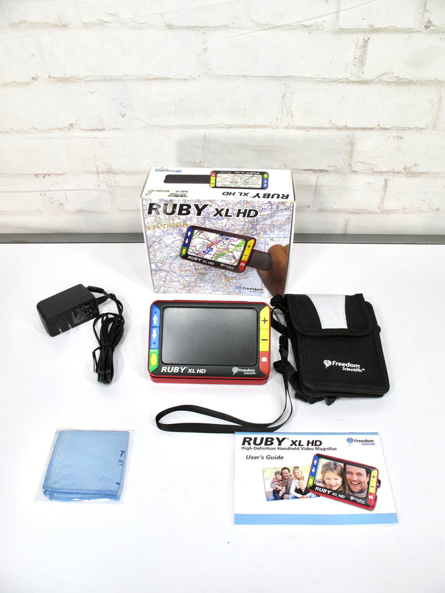 Freedom Scientific Ruby XL HD Portable Video Magnifier Visual Enlarger