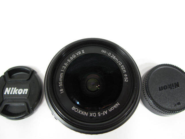 Nikon Nikkor AF-S 18-55mm f3.5-5.6 DX VR G II AFS Zoom Lens