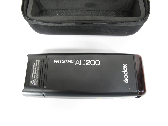 Godox AD200 2.4 TTL Pocket Flash Light Speedlite Double Head With Carry Case US