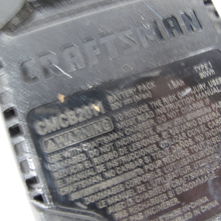 Craftsman CMCB2011 V20 20 VOLT Lithium ION Power Tool Battery 1.5AH