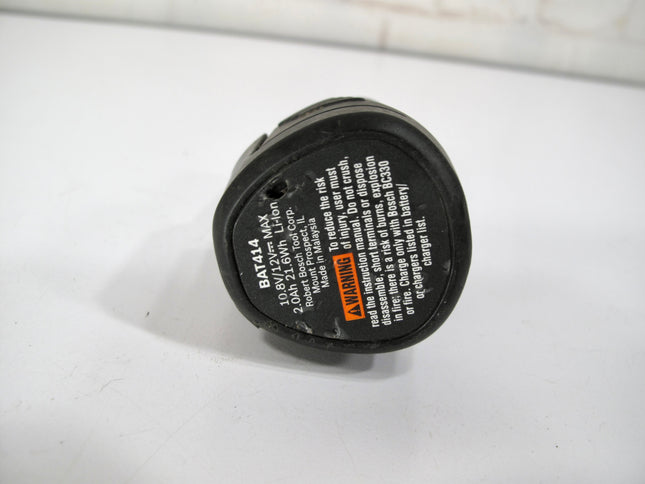 Bosch BAT414 10.8V/12V 12 Volt Max Lithium-Ion 2.0Ah 21.6Wh Battery