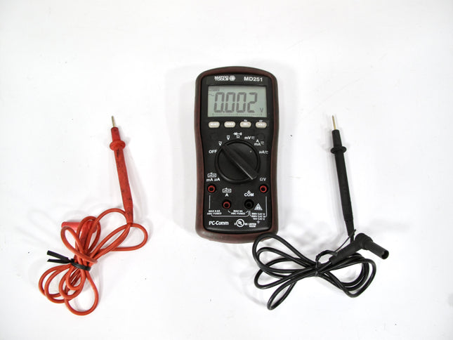 MATCO MD251 Tools Digital Multimeter Tester w/ Leads