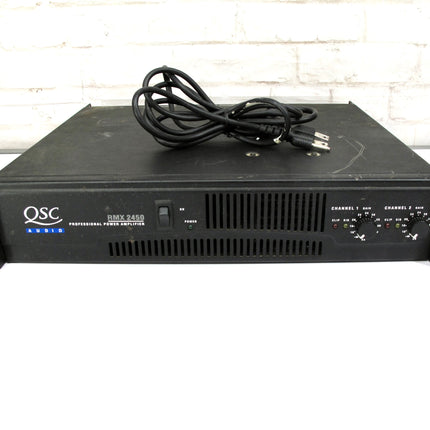 QSC RMX 2450 2-Channel DJ/Club Professional Power Amplifier 2400W Rack Mountable