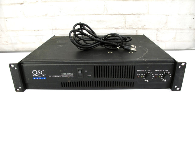 QSC RMX 2450 2-Channel DJ/Club Professional Power Amplifier 2400W Rack Mountable