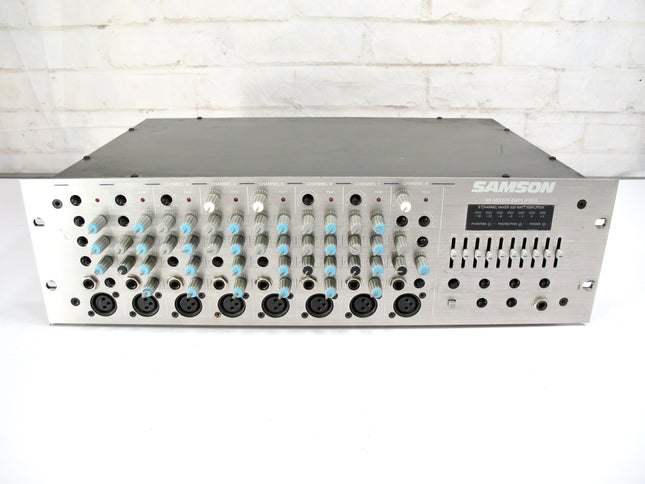 Samson S8 8 Channel 300 Watt @4 Ohms Powered PA Mixer