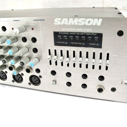 Samson S8 8 Channel 300 Watt @4 Ohms Powered PA Mixer
