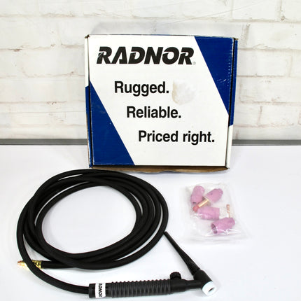 Radnor Air-Cooled TIG Torch Kit 17V-12-BRK, 150A, 12.5' Cable, 70° Head