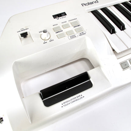 Roland Lucina AX-09 Keytar Synthesizer White 37-Key Keyboard Synth