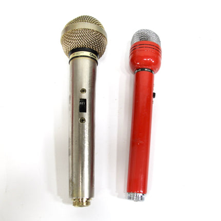 Olson MK-062 & MM327 Vintage Dynamic Cardioid Microphone Set