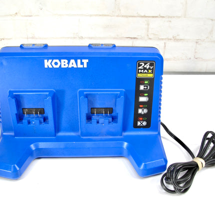 Kobalt KDPC 124-03 24v Lithium-ion Dual Port Power Tool Battery Charger