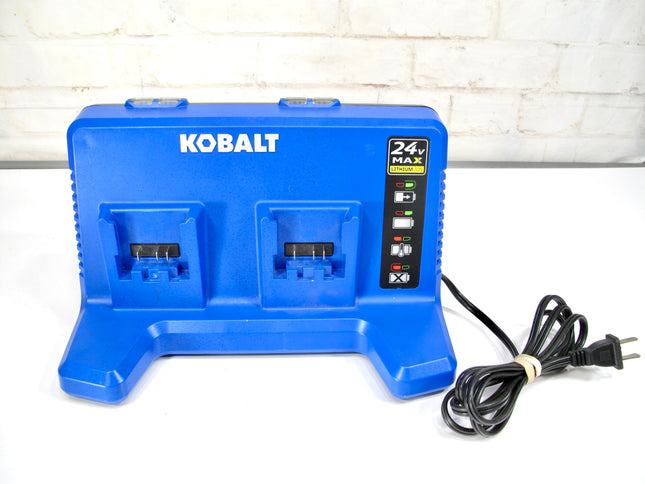 Kobalt KDPC 124-03 24v Lithium-ion Dual Port Power Tool Battery Charger