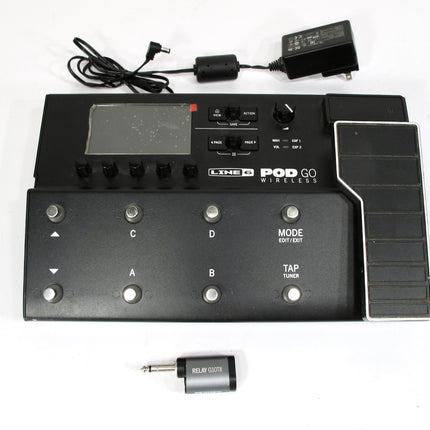 Line 6 POD Go Wireless Guitar Effects Tone Amp Simulator Pedal w/ Relay G10TII