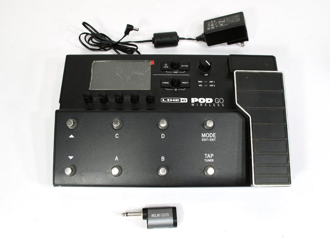 Line 6 POD Go Wireless Guitar Effects Tone Amp Simulator Pedal w/ Relay G10TII