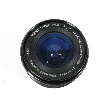 Sigma Super Wide f/2.8 24mm for Canon Film Camera Lens