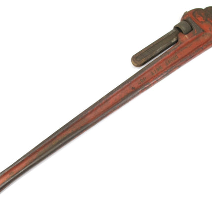 Proto 848HD Heavy-Duty Pipe Wrench, 6 in Opening, 48 in OAL Floating Hook Jaw