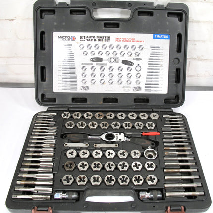 Matco Tools 81MATDS 81-Piece Auto Master Tap & Die Set Complete