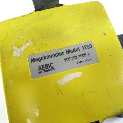 Aemc 1250 Hand Cranked Analog Megohmmeter Ohm Module Kit 250-500-1000V