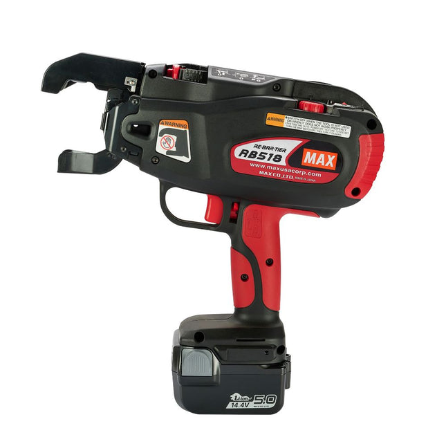 MAX Re-Bar Tier RB518 Cordless Rebar Tying Tool 14.4V Lithium KitMAX Re-Bar Tier RB518 Cordless Rebar Tying Tool 14.4V Lithium Kit