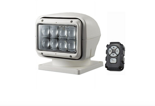 KJM SL100 212K Candella LED Marine Boat Waterproof Searchlight w/ Remote