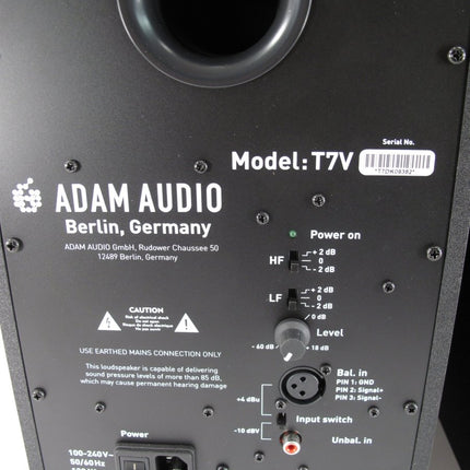 Adam Audio T7V 7 Inch Powered Near Field Studio Monitor Speaker - ZeereeZ