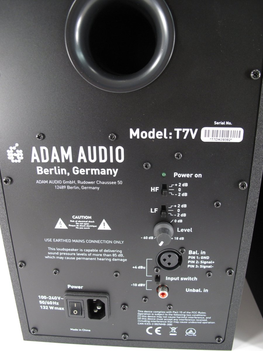 Adam Audio T7V 7 Inch Powered Near Field Studio Monitor Speaker - ZeereeZ