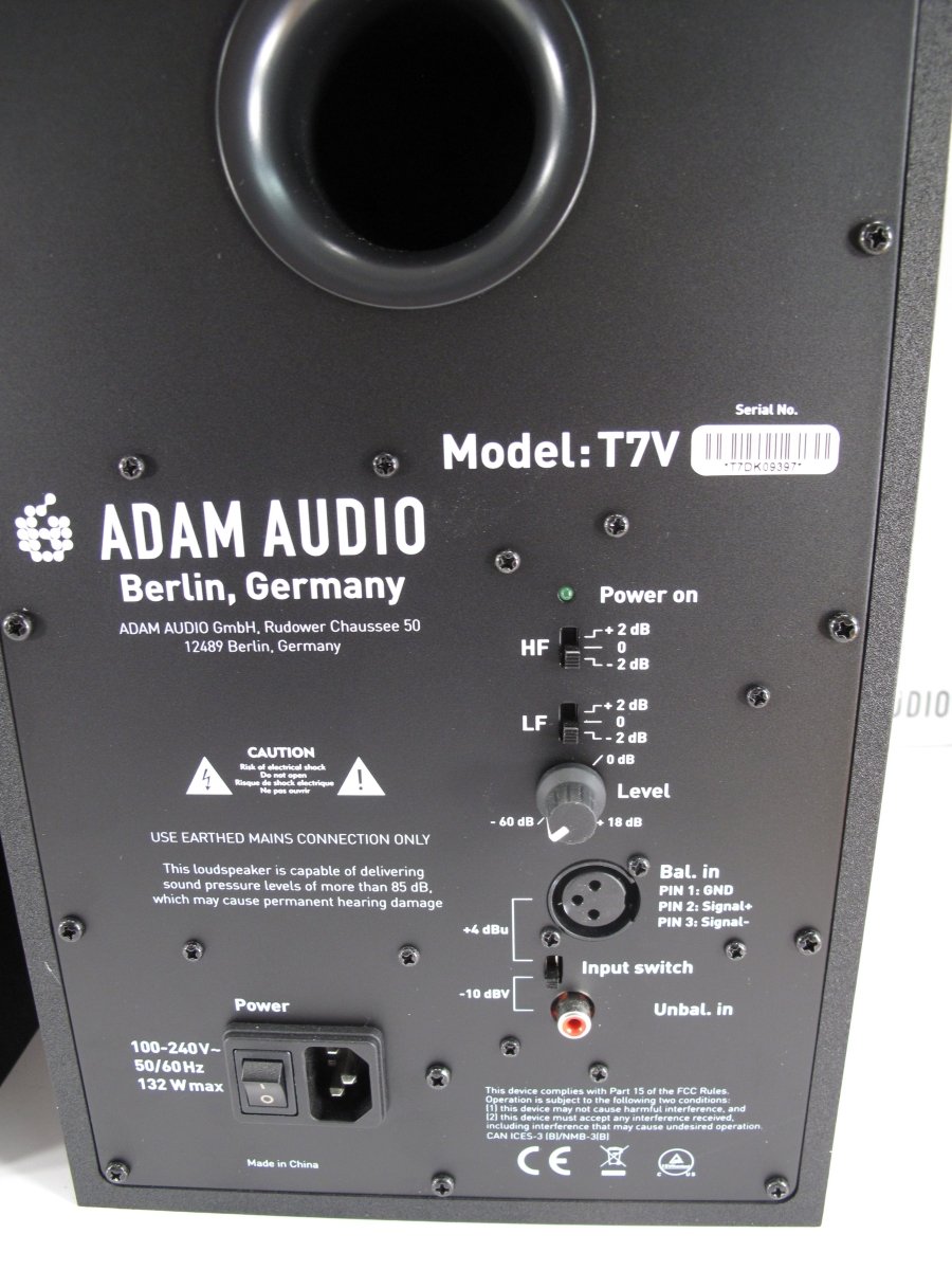 Adam Audio T7V 7 Inch Powered Near Field Studio Monitor Speaker - ZeereeZ