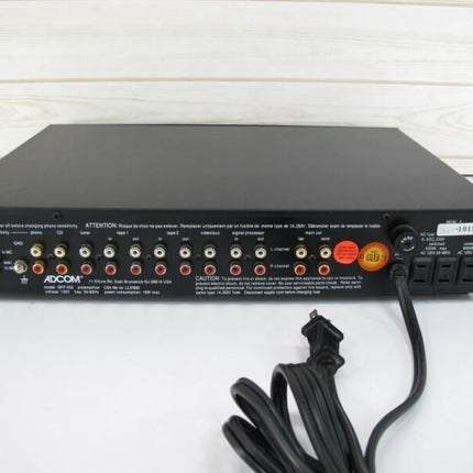 ADCOM GFP - 555 Stereo Preamplifier PreAmp w/ MM MC Phono Preamp - ZeereeZ