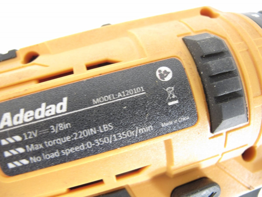 Adedad A120101 12V 3/8" Cordless Drill Driver - ZeereeZ