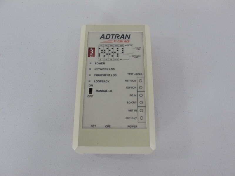 Adtran T1 CSU ACE (1200022L2) Full - featured T1 Channel Service Unit - ZeereeZ