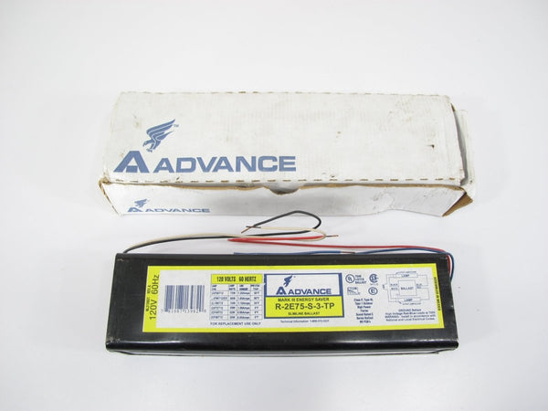 Advance R - 2E75 - S - 3 - TP Mark III Energy Saver Slimline Ballast 120V 60 Hz - ZeereeZ