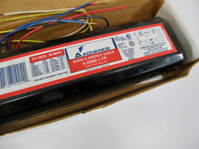 Advance V - 2S40 - 1 - TP Mark III Energy Saver Rapid Start Light Ballast - ZeereeZ