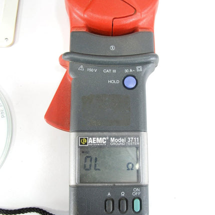 AEMC 3711 Clamp - on Ground Resistance Tester with Case - ZeereeZ