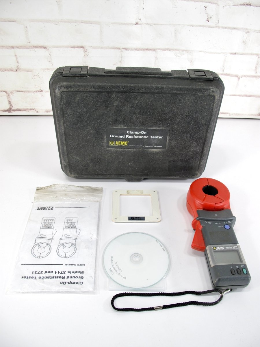 AEMC 3711 Clamp - on Ground Resistance Tester with Case - ZeereeZ