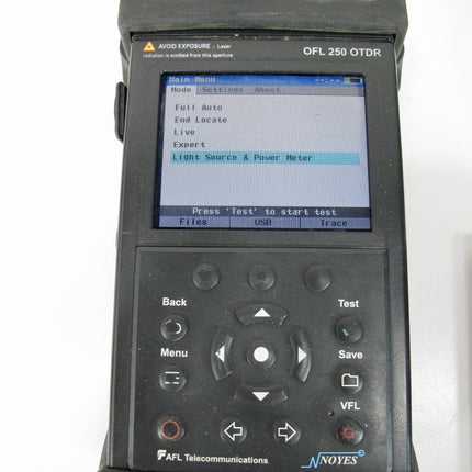 AFL Noyes OFL250B SM 1310/1550 Fiber Flex Tester & Power Meter - ZeereeZ