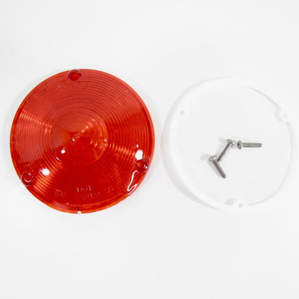 Airstream 1969 - Mid 1970s Round Tail Brake Light Gel Lens Red - ZeereeZ