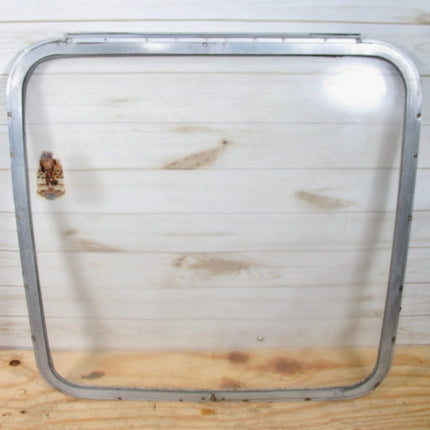 Airstream 31 x 30 - 1/2" Side Curved Single Pane Plexiglass Lexan Window + Sash for Late 70s - ZeereeZ
