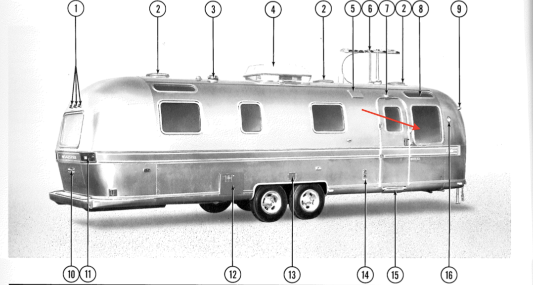 Airstream 31 x 30 - 1/2" Side Curved Single Pane Plexiglass Lexan Window + Sash for Late 70s - ZeereeZ