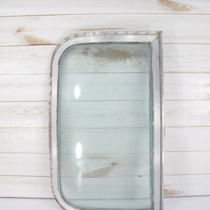 Airstream Curb Side Front Double Pane Glass/Glass Curved Wing Window for Mid 70s + Trailer - ZeereeZ